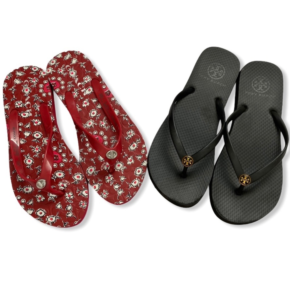 TORY BURCH & COACH Flip Flops Bundle